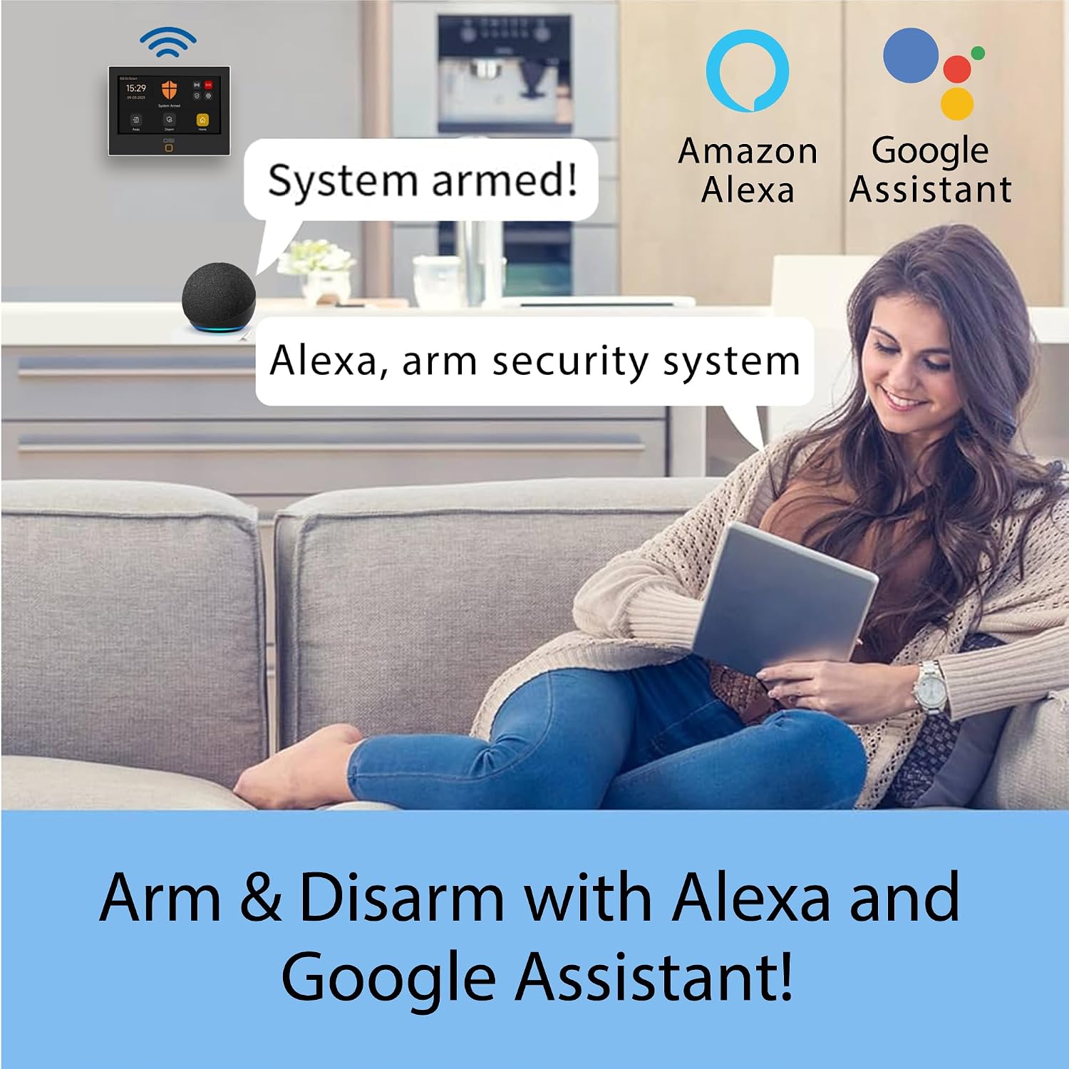 OSI Alarm System Gen 2 (4G), 11pc, DIY, Motion & Entry Sensors, Wireless Siren, Remotes, App & Alexa Compatible Self Monitor(No Monthly Fees) or Optional 24/7 Alarm Monitoring