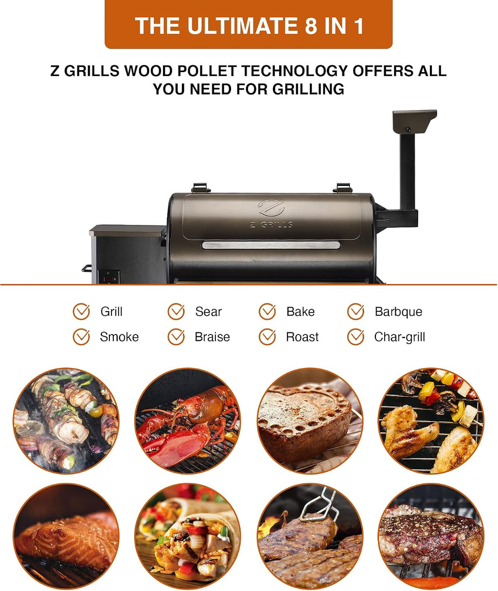 Z GRILLS Pellet Smoker (550C)