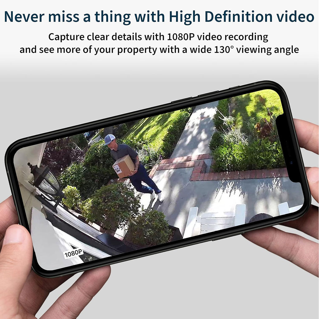 Arlo Essential Spotlight Camera - 2 Count (Pack of 1) Wireless Security, 1080p Video, Color Night Vision, Way Audio, Wire-Free, Direct to WiFi No Hub Needed, Compatible with Alexa, White, VMC2230