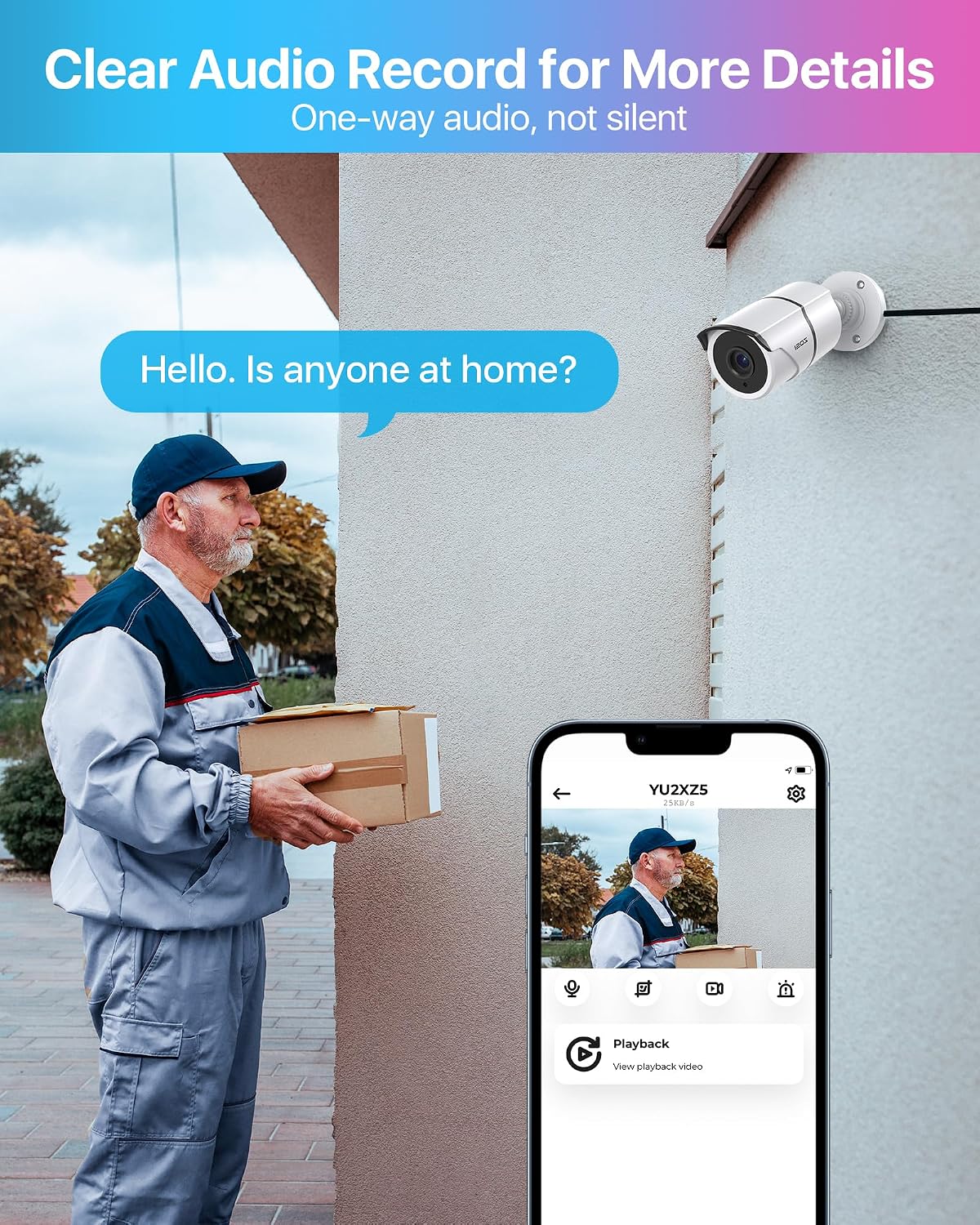 ZOSI 8CH 5MP Lite Home Security Camera System with 1-Way Audio,4x 1080p Metal Indoor Outdoor Cameras,AI Human/Vehicle Detection,Night Vision,Remote Access,H.265+ 8-Channel CCTV DVR No Hard Drive