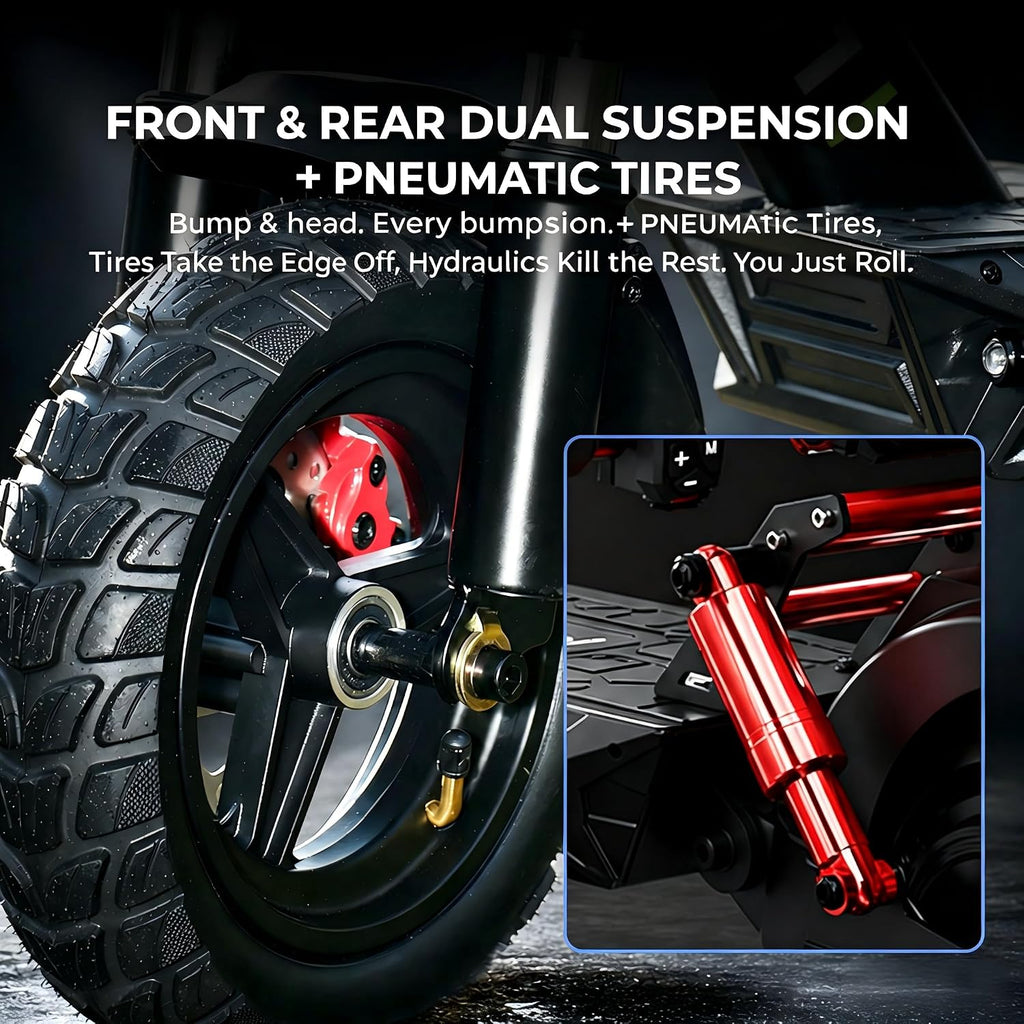 isinwheel GT1 Electric Scooter Adults, 28MPH Top Speed, 28Miles Range, 800W Motor, 330LBS Load, Off-Road Scooter for Adults with Turn Signal