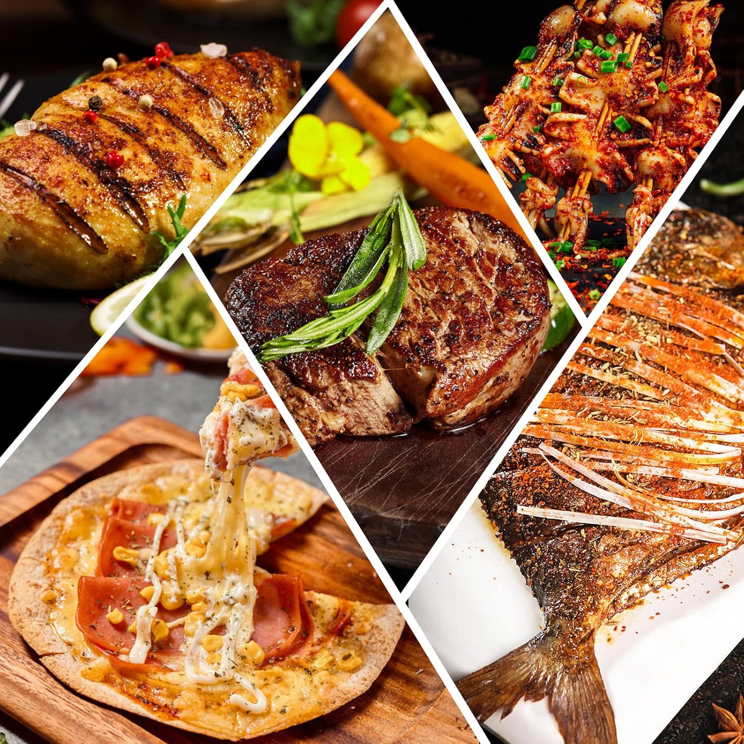 IRONWALLS Commercial Electric Griddle 22', 3000W Electric Flat Top Griddle Grill Indoor with 122~572℉ Adjustable Temperature Control, Non-stick Stainless Steel Teppanyaki Grill for Restaurant, Hotel