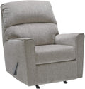 Signature Design by Ashley Altari Rocker Recliner Chair, Plush Chenille Upholstered Reclining Chair, Gentle Rocking Motion & One‑Pull Recline for Comfort, 34' W x 39' D x 40' H
