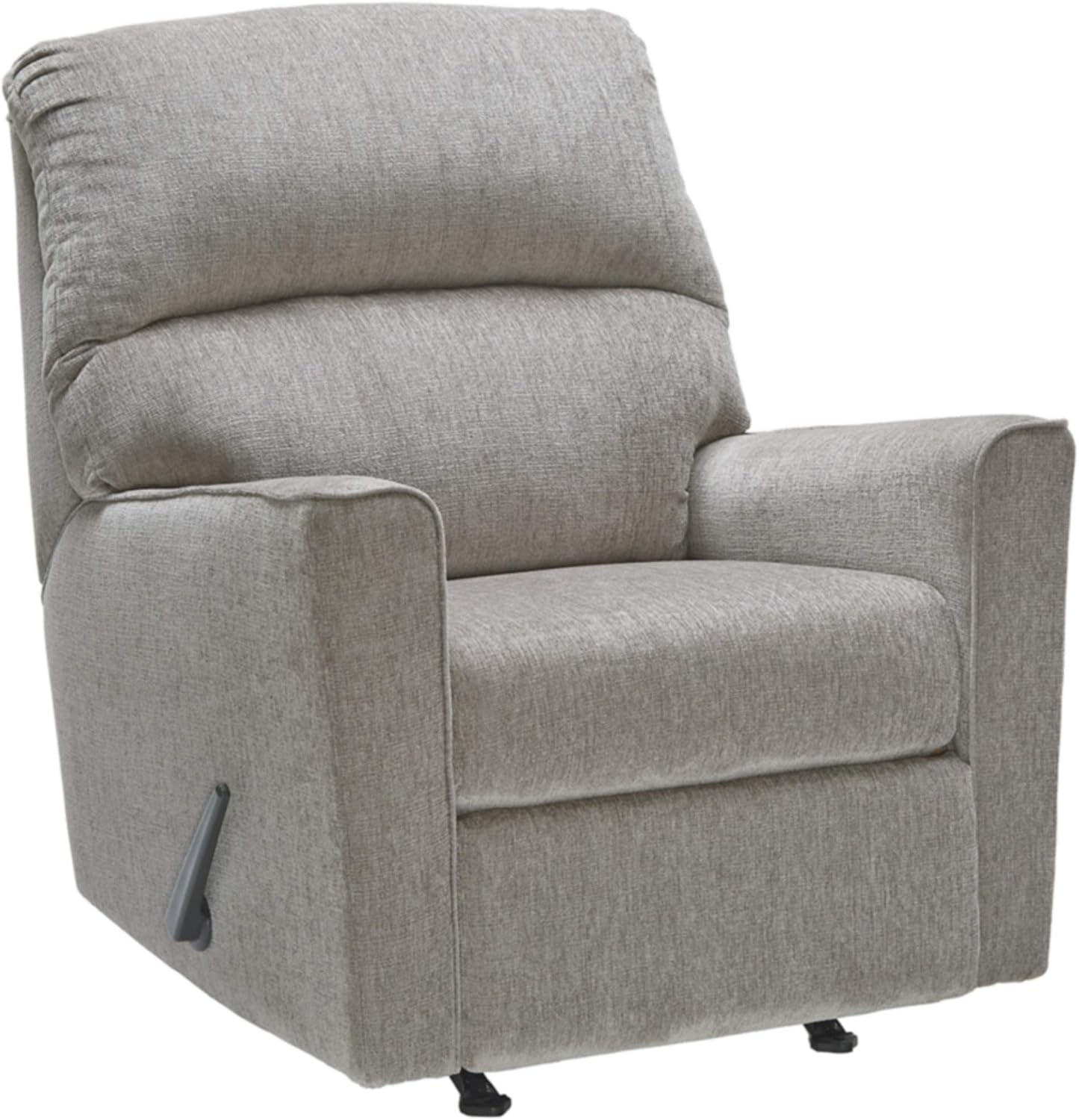 Signature Design by Ashley Altari Rocker Recliner Chair, Plush Chenille Upholstered Reclining Chair, Gentle Rocking Motion & One‑Pull Recline for Comfort, 34' W x 39' D x 40' H