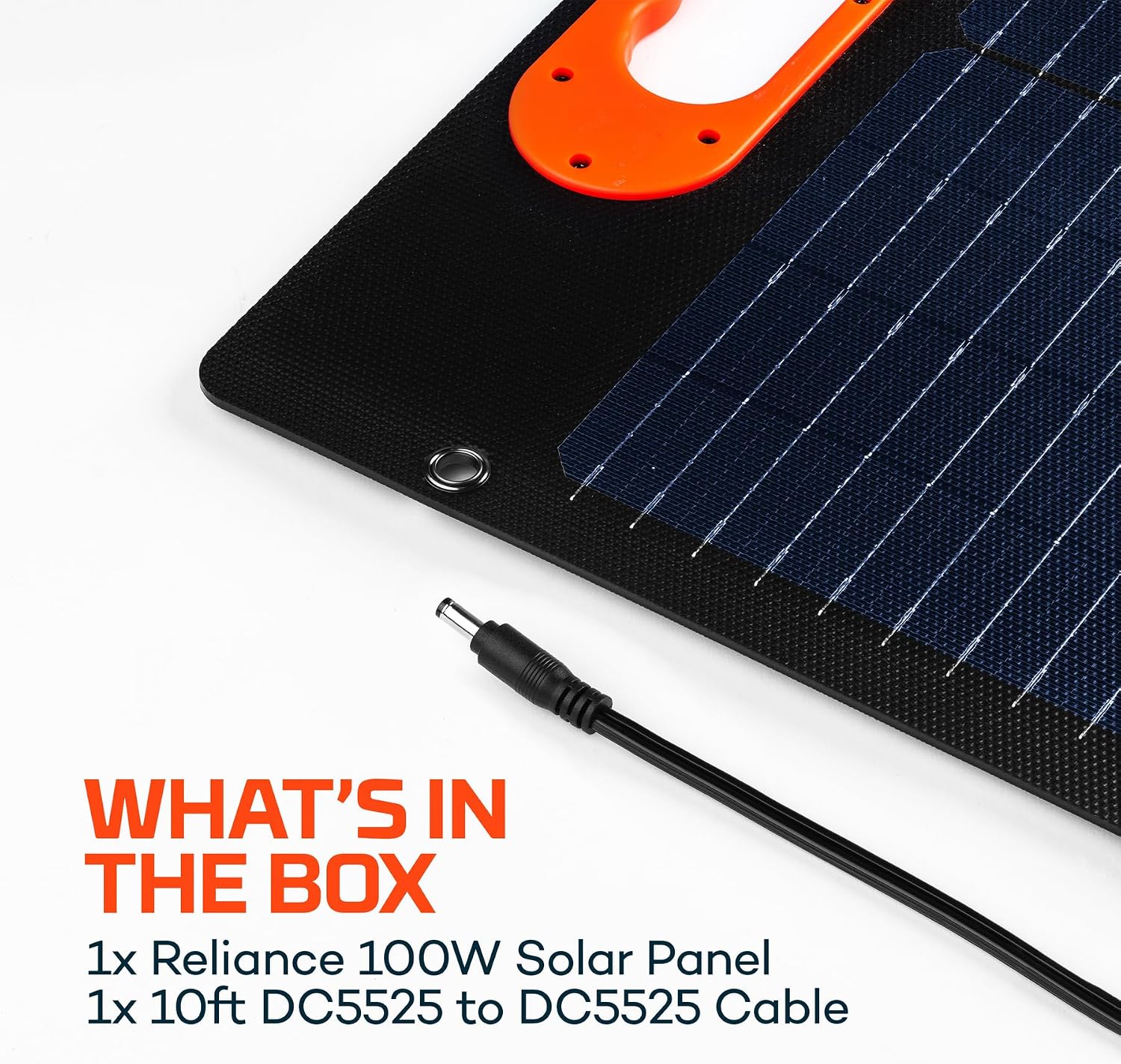 NEBO RELIANCE 100 Watt Solar Panel | Foldable, 22% Sunlight to Solar Energy Conversion Rate, Compatible with All Rambler, Pinnacle & Intrepid Portable Power Stations to Keep Multiple Devices Charged