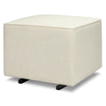 Davinci Universal Gliding Ottoman in Vanilla, GREENGUARD Gold & CertiPUR-US Certified
