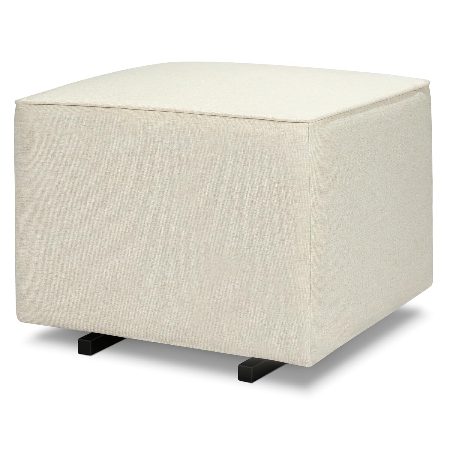 Davinci Universal Gliding Ottoman in Vanilla, GREENGUARD Gold & CertiPUR-US Certified