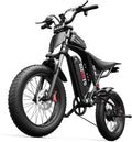 GugoIs Electric Bike for Adults,1500W Peak Motor, 34MPH, 48V 20AH Battery, Max 30-60 Miles Electric Motorcycle, 20' Fat Tire Dirt Bike, 7-Speed E-Bike