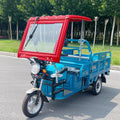 Electric Tricycle Cover, Heavy Duty 3 Wheel Bicycle Cover, 3 Wheel Cargo with Trike Windshield, All-Season Tricycle Clothing, Ideal for Carrying Cargo Electric Powered Tricycles(Red)