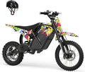 ESKUTE Motorcycle for Teens Adults, Mid-Drive Motor 3500W Peak, Electric Motorcycle 48V23Ah Battery, Hydraulic Brake，53Mile,38mph, Hydraulic Nitrogen Shock Absorbers, 1Graffiti