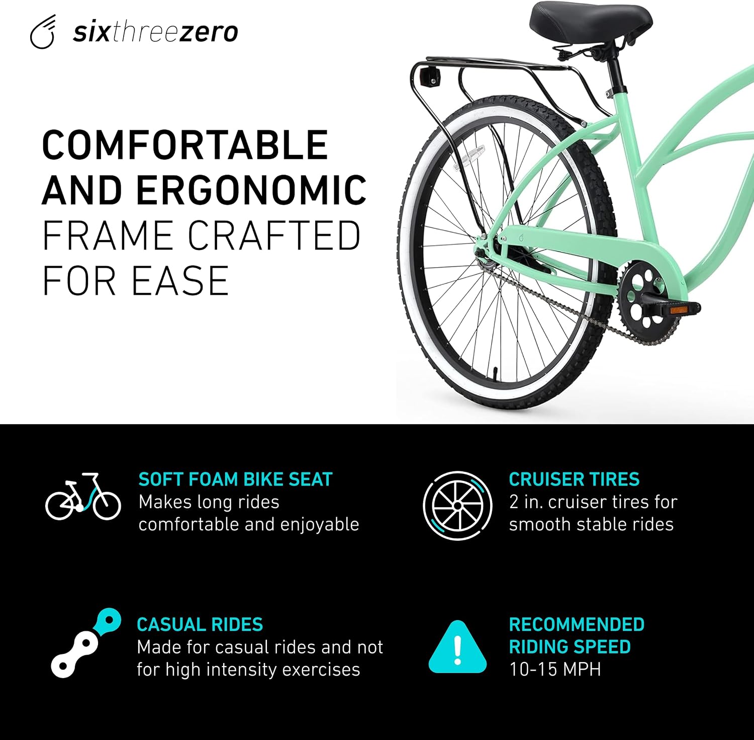 sixthreezero Around The Block Women's Beach Cruiser Bike