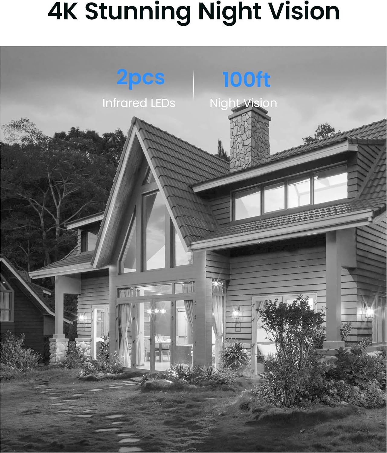 ZOSI C220 4K 8MP 16CH POE NVR Security Camera System (32CH Expandable), 8 x 8MP PoE IP Cameras Outdoor Indoor, 24/7 Recording, AI Human/Vehicle/Face Detection, Two-Way Talk, Night Vision, 4TB HDD