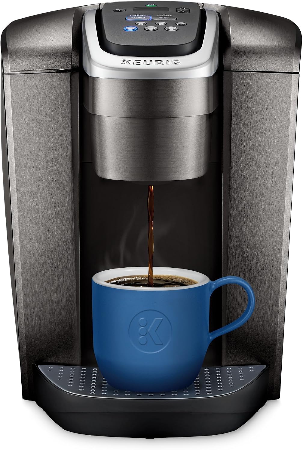 Igloo Automatic Self-Cleaning Portable Electric Countertop Ice Maker Machine with Handle, 26 Pounds in 24 Hours, 9 Ice Cubes Ready in 7 Minutes & Keurig K-Elite Single-Serve K-Cup Pod Coffee Maker