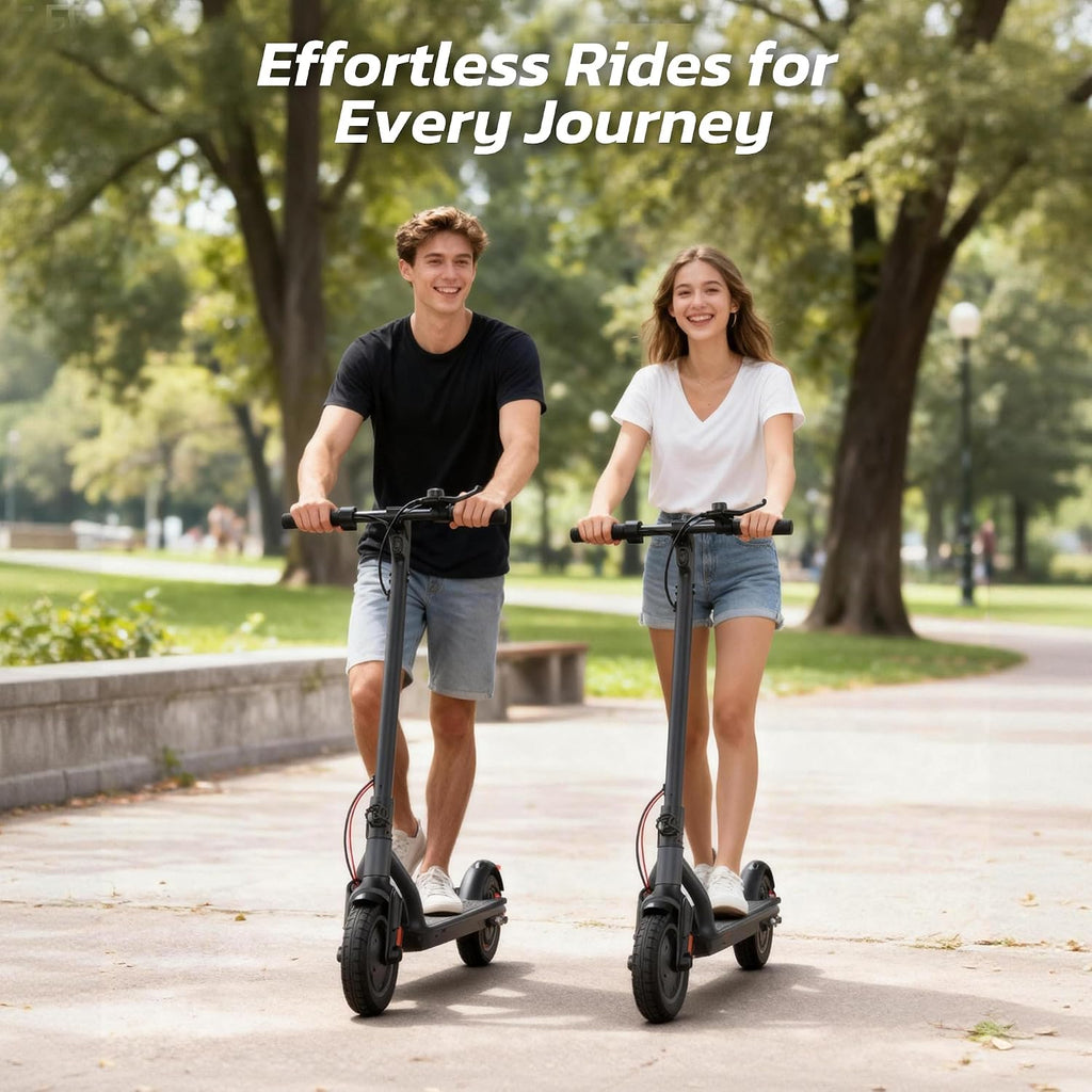 Electric Scooter, 500W/750W Powerful Motor, 22/25 MPH Top Speed & 23/28 Miles Range, 9.3'/10' Tires, Foldable Commuter Scooter for Adults and Teens with Dual Braking,Cruise Control,APP Control