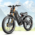 eAhora Romeo Pro 2 [2025 Version] Electric Bike for Adults, 4000W 46MPH Dual Motor Electric Bike,52V 70Ah 200+ Miles Long Range Ebike,26*4.0'' Fat Tire Electric Mountain Bike, Full Suspension& UL2849