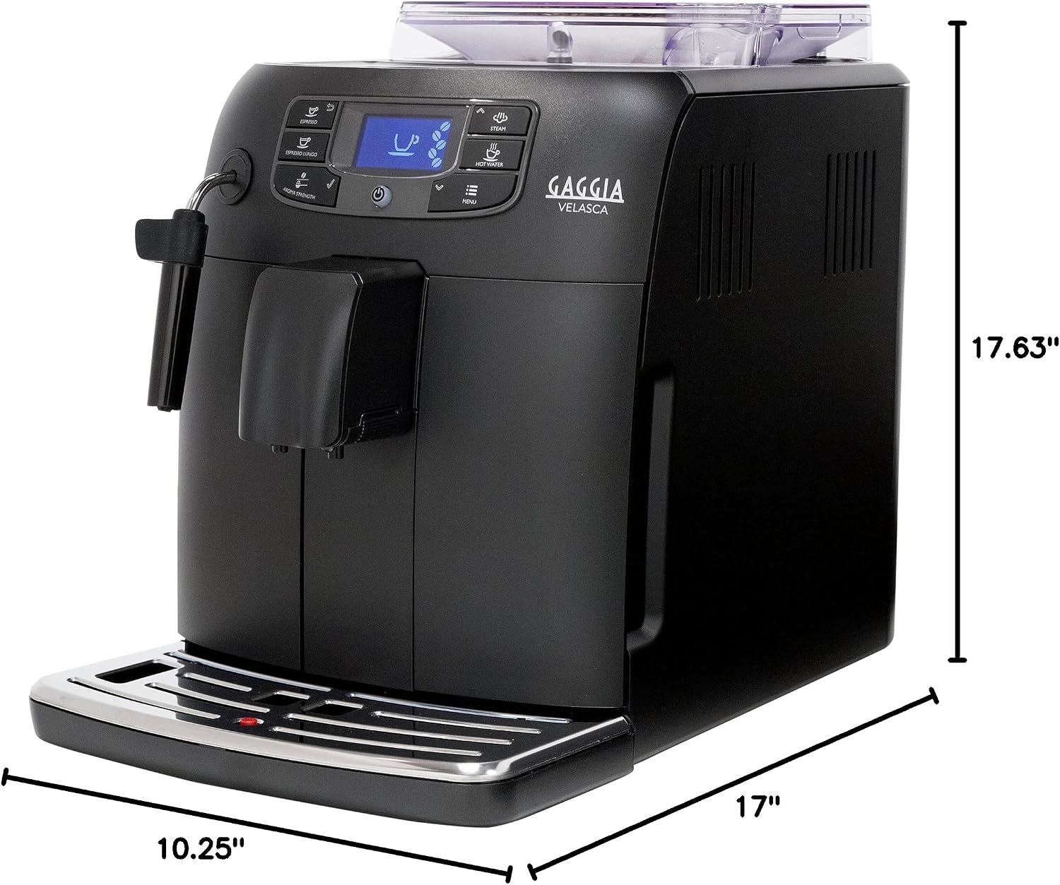 Gaggia Velasca Espresso Machine,54 ounces Black