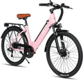 JOYSTAR 20 26 Inch Electric Bike for Kids Teens Ages 6+ with 250W/500W Brushless Motor, Electric Mountain Bicycle with Removable Battery, Safe Children Ebikes with Dual Disc Brakes