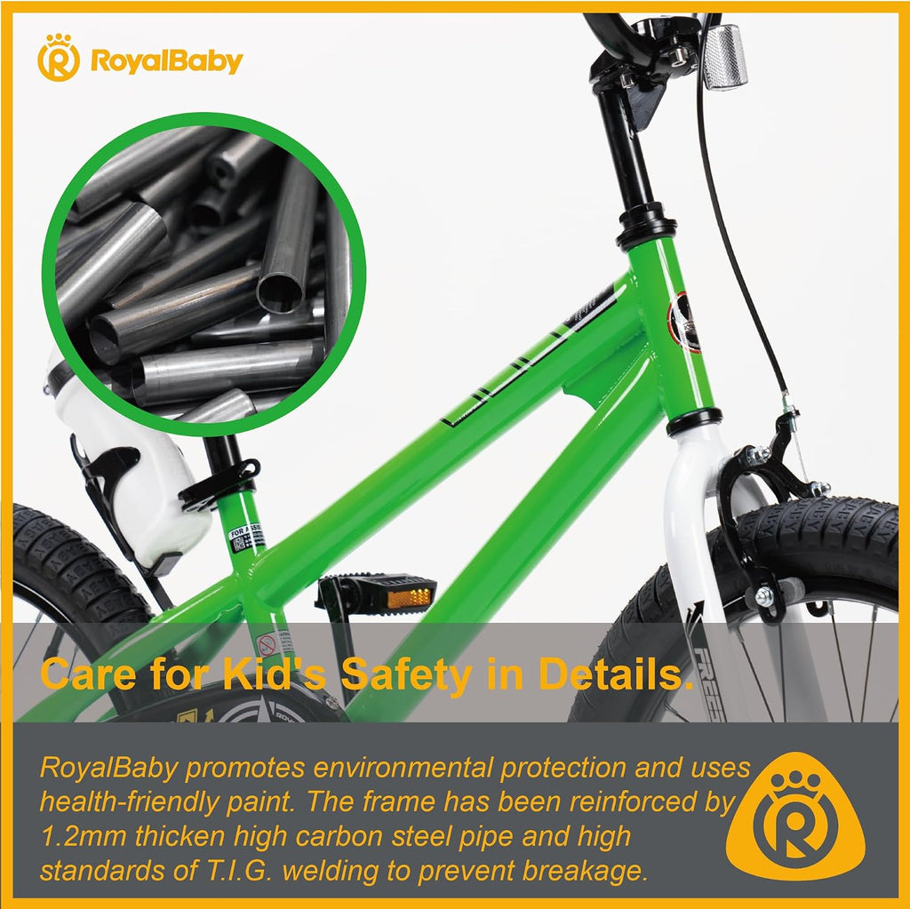 RoyalBaby Kids Bike Freestyle Classic 12 14 16 18 Inch Children Bicycle for Ages 3-10 Years Toddler to Big Kids