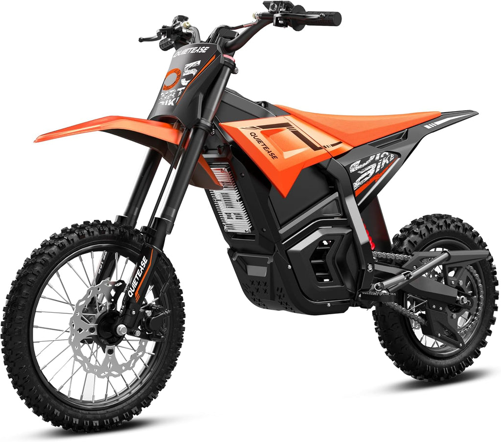 Electric Dirt Bike for Adults Teens, 3000W Brushless 220Nm Motor - 45° Slope, 38 MPH, 48V/23.4Ah Removable Battery, Dual Hydraulic Brakes & Full Suspension Electric Motorcycle for Age 13+