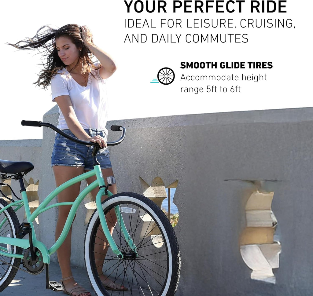 sixthreezero Around The Block Women's Beach Cruiser Bike