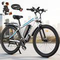 Electric Bike for Adults with Peak 2000W, Max 34 mph 30-80 Miles Commuting Electric Mountain Bike, 48V 17.5Ah Removable Battery 21-Speed Disc Brakes, 29' Tires and Front Suspension