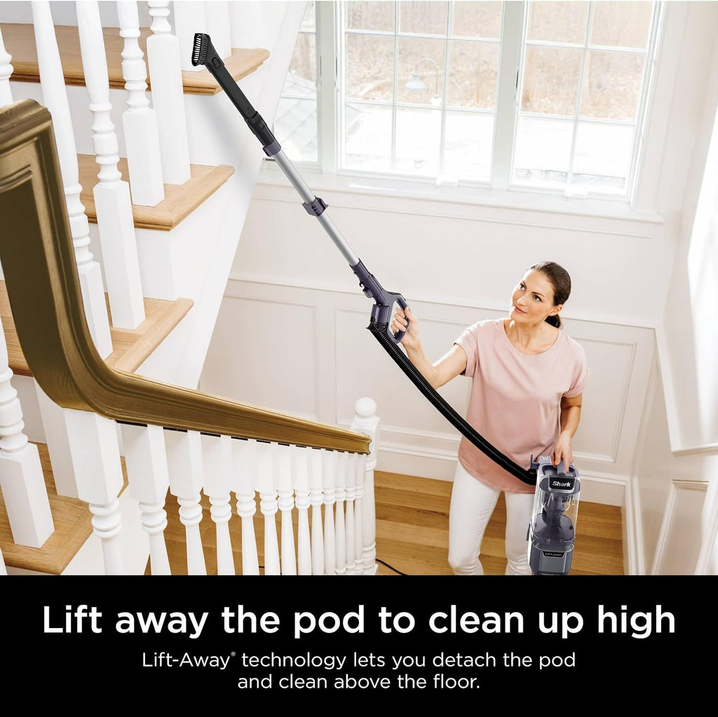 Shark LA701 Rotator Pet Lift-Away ADV Upright Vacuum with DuoClean PowerFins HairPro & Odor Neutralizer Technology, Purple (Renewed)