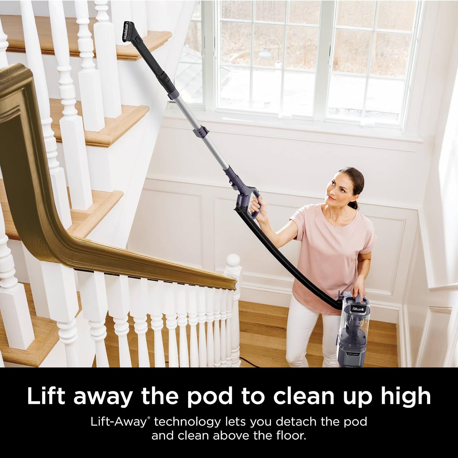 Shark LA701 Rotator Pet Lift-Away ADV Upright Vacuum with DuoClean PowerFins HairPro & Odor Neutralizer Technology, Purple (Renewed)