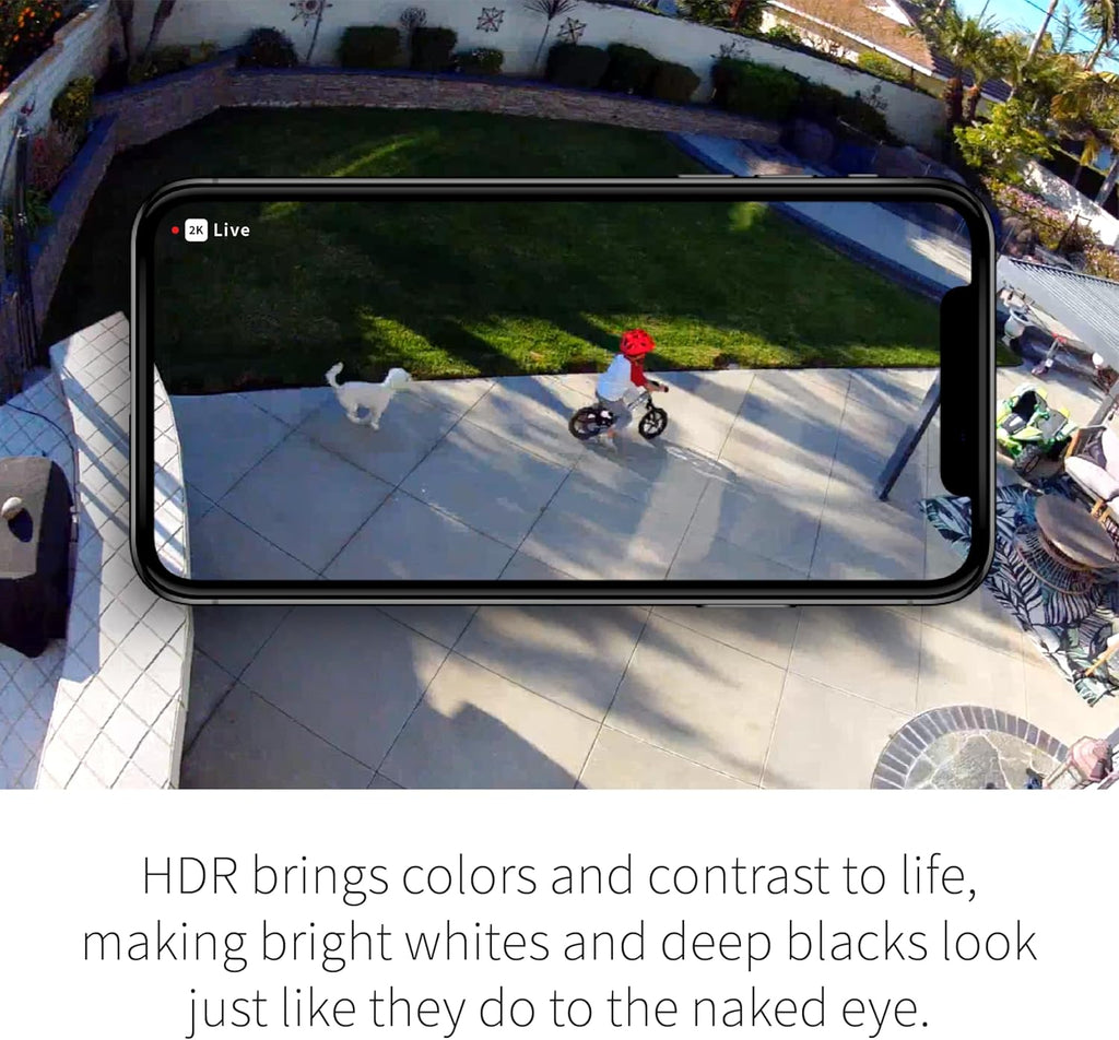 Arlo Pro Security Camera 2K HDR (5th Gen, 2022 Release) - Wireless Outdoor Camera, Rechargeable Removeable Battery, Event Captions, Emergency Response, 1-Month Trial of Secure Plan, 1 Cam, Black