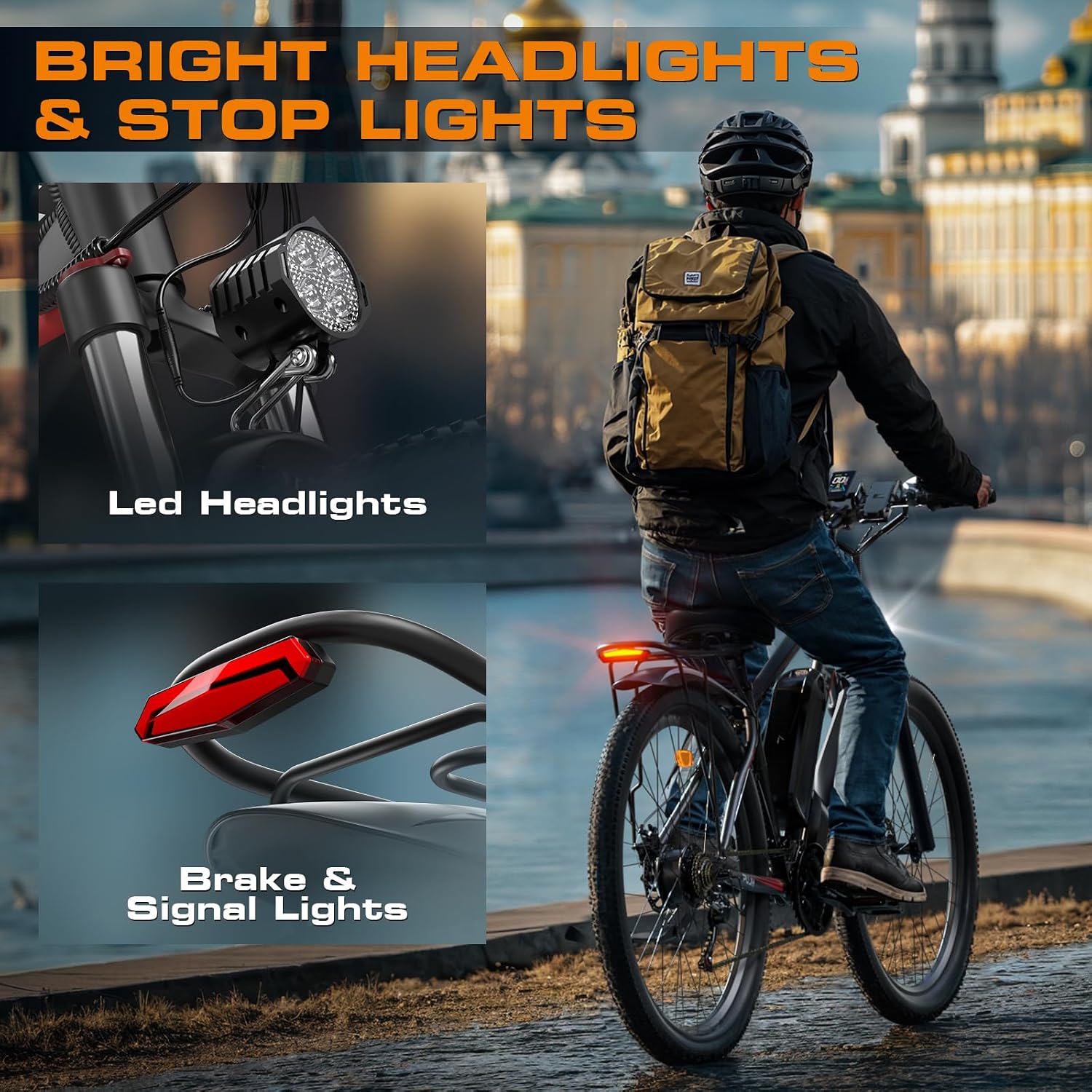 Electric Bike for Adults with Peak 2000W, Max 34 mph 30-80 Miles Commuting Electric Mountain Bike, 48V 17.5Ah Removable Battery 21-Speed Disc Brakes, 29' Tires and Front Suspension