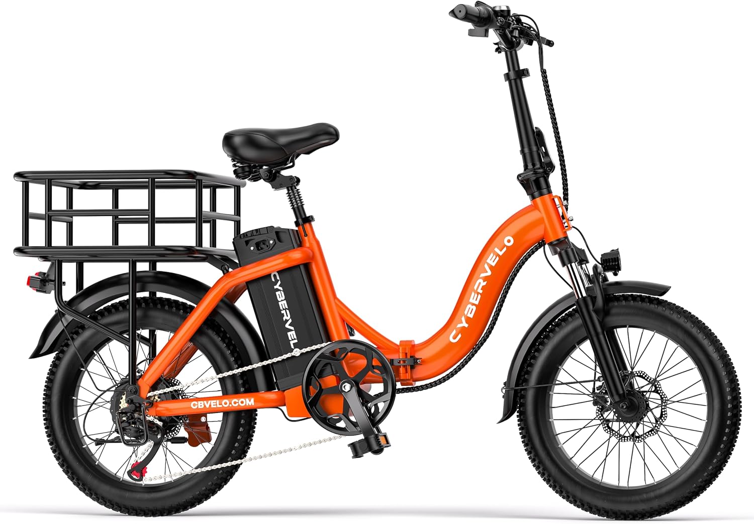 Folding Electric Bike, Removable Large Capacity Battery Ebike,Fat Tire Adult E-Bik,Long Range, Long-lasting Ebike