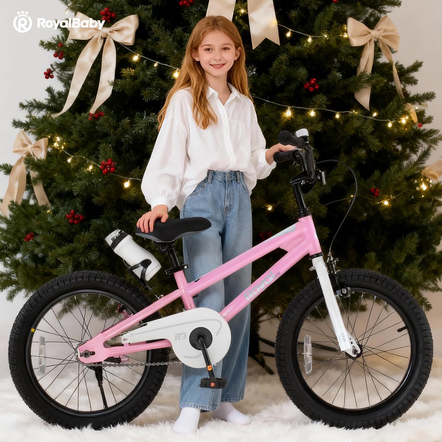 RoyalBaby Kids Bike Freestyle Classic 12 14 16 18 Inch Children Bicycle for Ages 3-10 Years Toddler to Big Kids