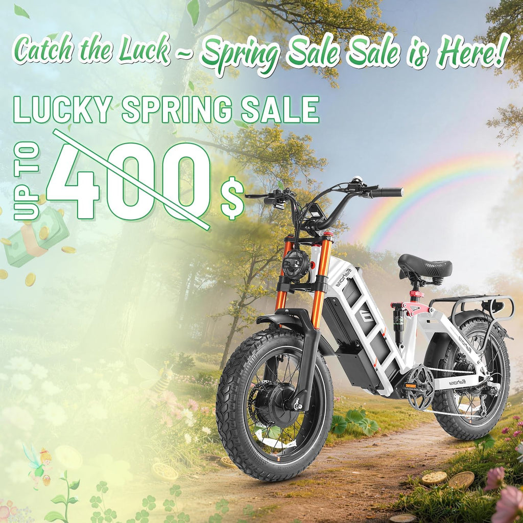 2026 eAhora Juliet Pro 2 Electric Bike for Adults, Peak 5400W Dual Motor, 43Mph, 60V 70Ah Battery for 220 Miles Range, 20' Fat Tires, APP, Commuting & Delivery