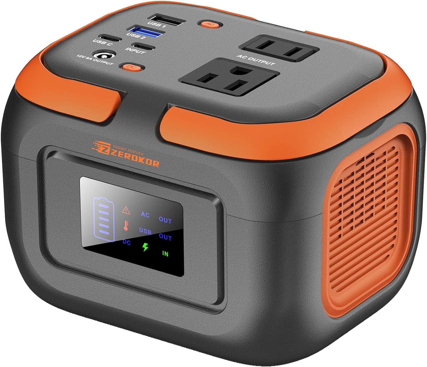 300W Portable Solar Generator Power Station, Small Camping Power Bank with Foldable 40W Solar Panel Bundle, 110V Portable Power Pack with AC Outlet for Camping Outdoor Home Use