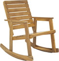 SAFAVIEH Outdoor Collection Alexei Ash Grey Rocking Chair