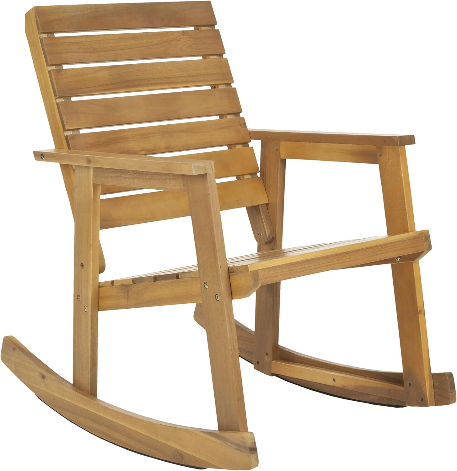 SAFAVIEH Outdoor Collection Alexei Ash Grey Rocking Chair