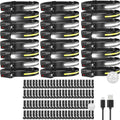 Bud K 24pack Headlamp Rechargeable, 1000 Lumen Headlamps for Adults, 230 Angles Wide Beam Headlamp & Spotlight, 6 Modes, Lightweight Head Lamps for Camping Running Cycling (24)