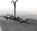 Bike Rack for Car Hitch Mount - Young Electric Bike Rack 200lb Capacity, Folding 2 Ebike Rack Platform Bicycle Carrier for SUV, Minivan, RV, Fits 5 Inch Fat Tires