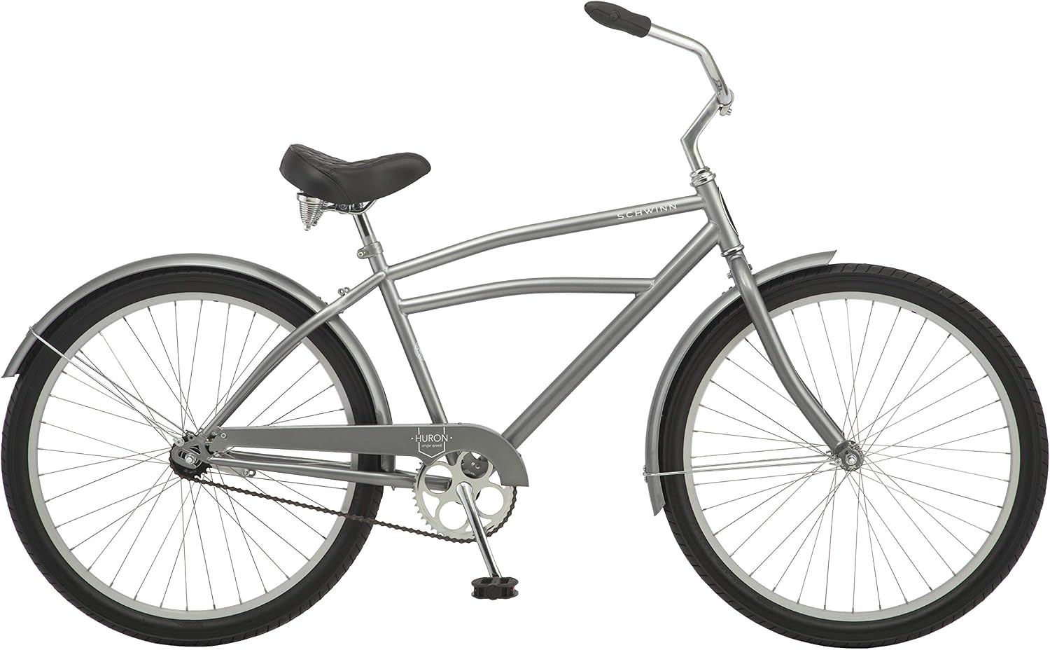 Schwinn Cruiser Bike, 26 Inch Bike for Women and Men, Beach Cruiser Bicycle, Linear Pull Brakes, Comfortable Padded Seat, Upright Riding Position, Adult Bicycle