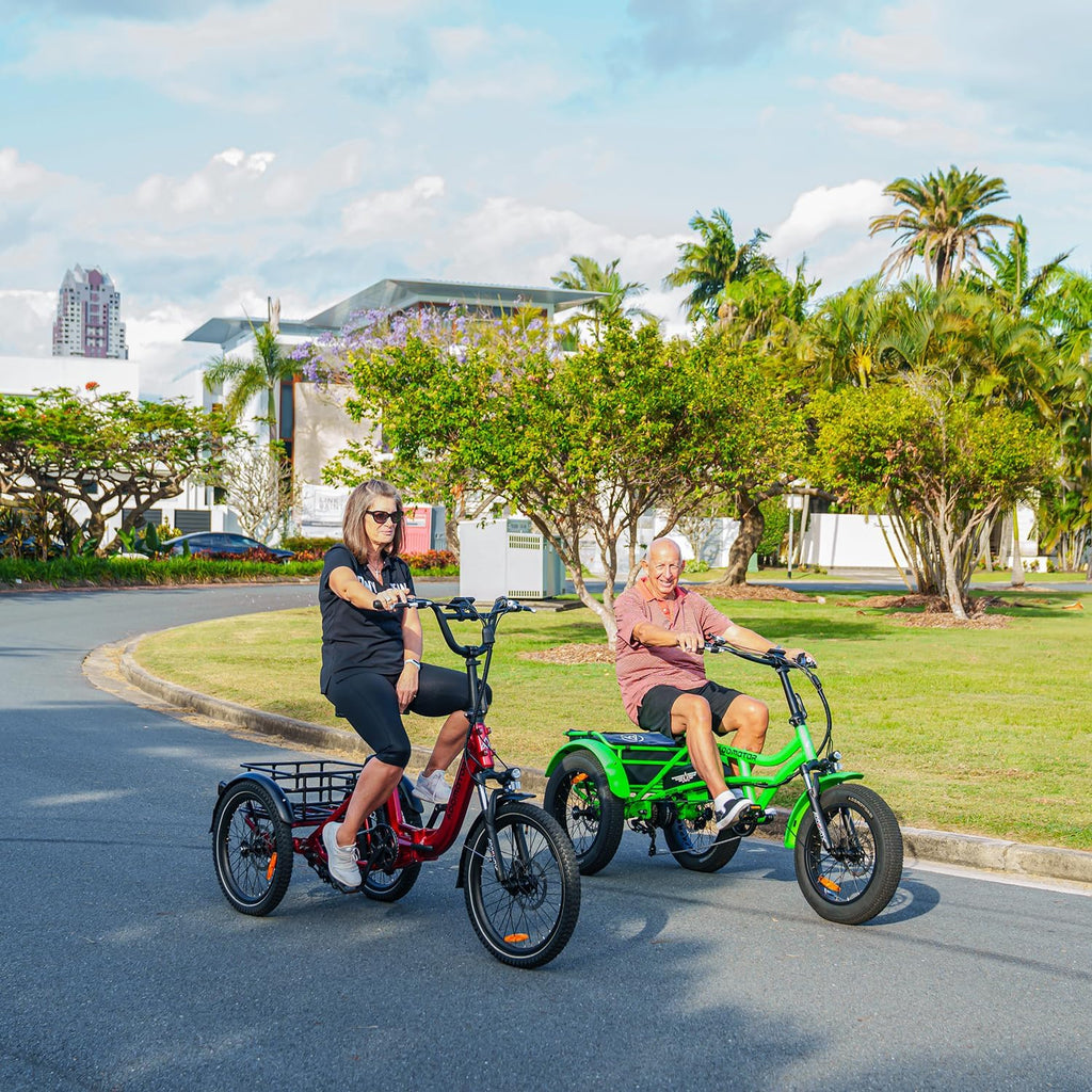 ADDMOTOR ARISETAN Electric Trike for Adults, 750W Rear Motor Electric Tricycle, 85MI 48V 20AH Semi-Recumbent E-Trike, UL2849 3 Wheel Electric Trike