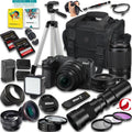 Nikon Z30 Mirrorless Camera with Z DX 16-50mm f/3.5-6.3 VR and 50-250mm f/4.5-6.3 VR & 420-800mm f/8 Lens + 128 GB Memory + Extra Battery + Camera Case + More (33pc Bundle)