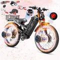 eAhora 2026 Romeo Pro 3/2 50-46Mph Electric Bike for Adults 5600W/4000W/2500W Dual Motor Ebike 60V/80Ah 52V/70Ah Long Range Fat Tire Full Suspension Electric Mountain Bicycle