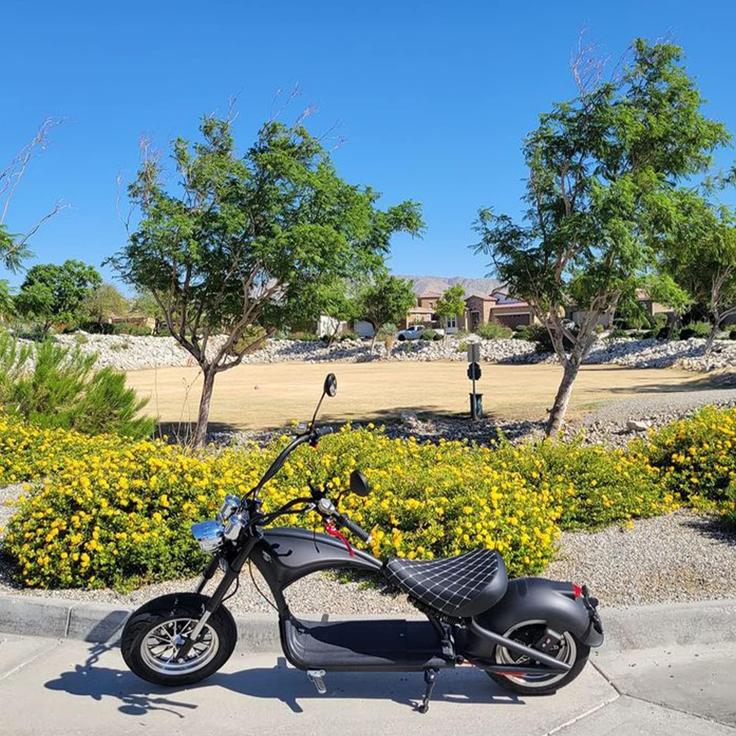 eAhora M1P [2025 Upgraded] 37Mph 2000W Electric Motorcycle for Adults DOT Approved, 40Miles 60V 30ah Lithium Battery, 12in Vacuum Tires Full Suspension for Urban Commuting, Electric Moped