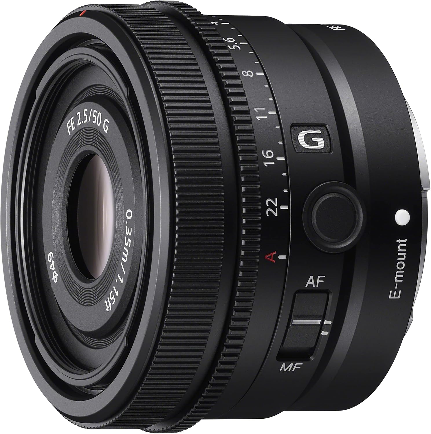 Sony FE 50mm F2.5 G Full Frame Ultra Compact Lens SEL50F25G for E-Mount Mirrorless Cameras Bundle with 49mm UV/Polarizer/FLD Filter Kit + Deco Photo Protective Case 4 Pack + Software and Accessories