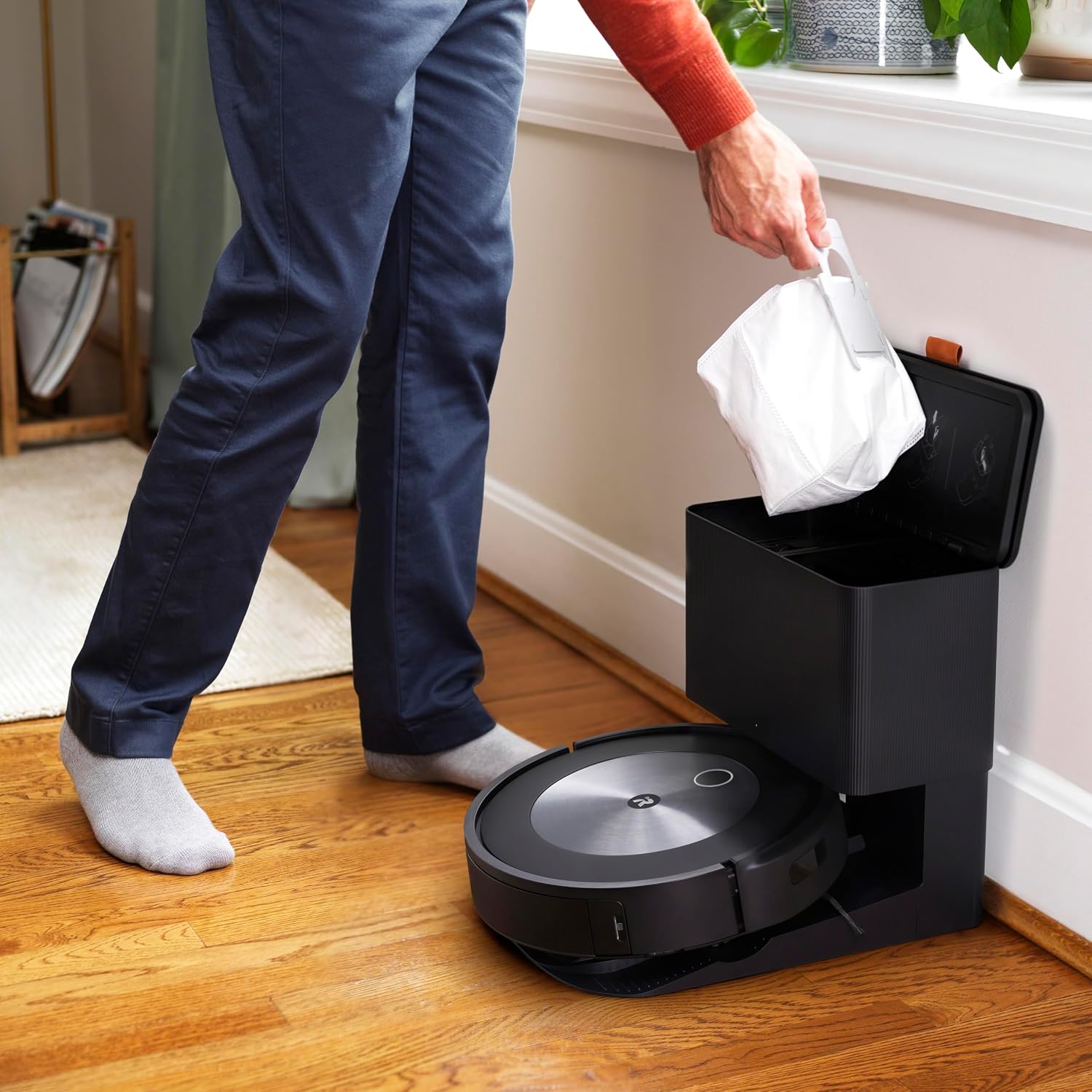 iRobot Authentic Replacement Parts - Clean Base Automatic Dirt Disposal Compatible with All Roomba i1, i1+, i3, i3+, i4, i4+, i5, i5+, i7, i7+, i8+, j5, j5+, j7, j7+, j8, j8+, j9+