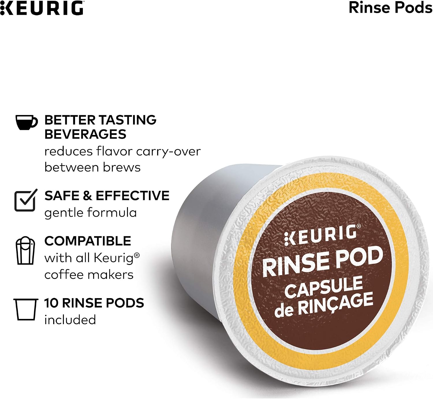 Keurig K-Classic Coffee Maker K-Cup Pod & Brewer Maintenance Kit
