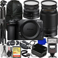Ultimaxx Deluxe Bundle + Nikon Z30 Mirrorless Camera with 16-50mm & 50-250mm Lenses + SanDisk 64GB Extreme SDXC, Universal Speedlite, 60' Tripod, 2x Batteries, Sling Backpack & Much More (33pc Bundle)