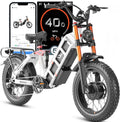 2026 eAhora Juliet Pro 2 Electric Bike for Adults, Peak 5400W Dual Motor, 43Mph, 60V 70Ah Battery for 220 Miles Range, 20' Fat Tires, APP, Commuting & Delivery