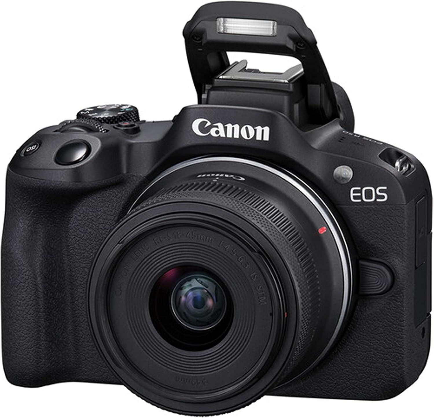 Canon EOS R50 24.2MP APS-C CMOS Sensor Mirrorless Camera with 18-45mm Lens + 64GB Memory + Stabilizing Grip + Software Pack +More (Value Bundle) (Renewed)