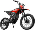 ESKUTE New 19' 17' Electric Motorcycle for Adults, 6500W Peak 53+MPH Mid-Drive Motor, Electric Motorcycle with 72V 30Ah 60-Mile Range Battery, Hydraulic Nitrogen Dual Shock Absorbers, RED