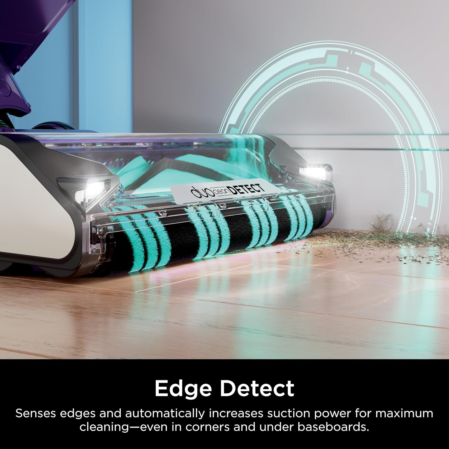 SHARK POWERDETECT Upright Vacuum Cleaner with DuoClean Technology, Odor Neutralizer Technology, Powered Lift-Away, Self Cleaning Brushroll, Anti-Allergen Complete Seal (Renewed) (Eggplant)